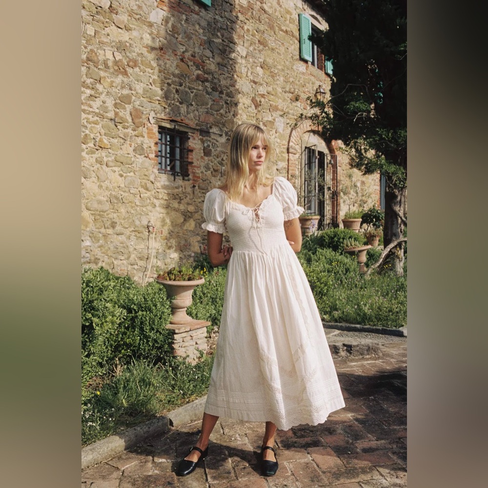 Christy Dawn Madeline Petites Dress Pearl